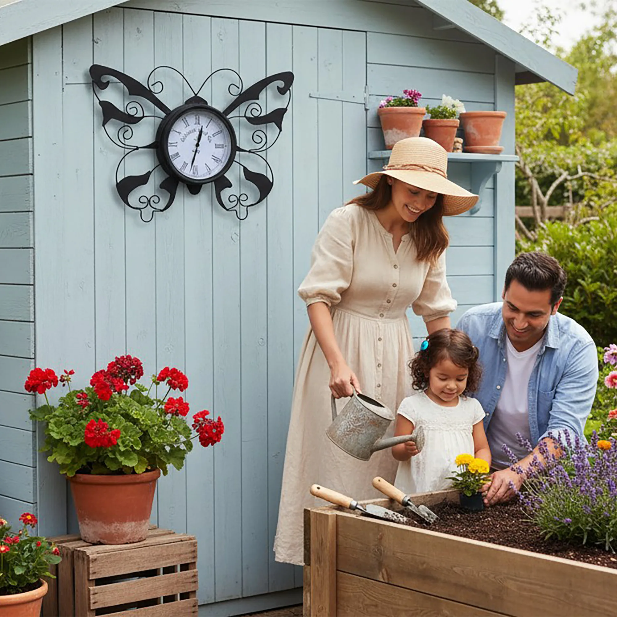Butterfly Wall Clock