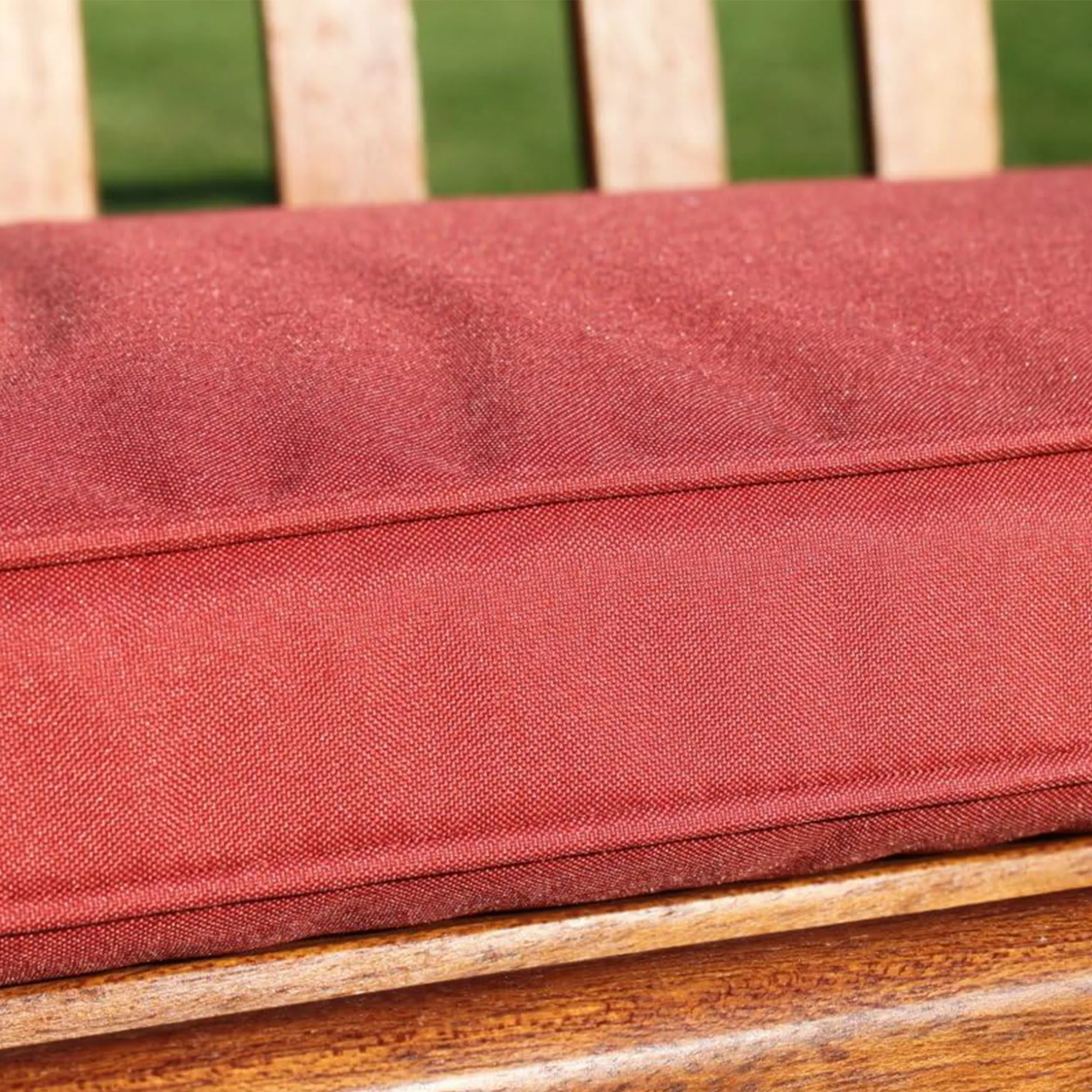 Garden Market Place Garden Bench Cushion, Terracotta Outdoor Seat Pad for 3 Seater Swing Seat or Large Bench, Removable Zipped Cover, 160 x 46 x 6 cm