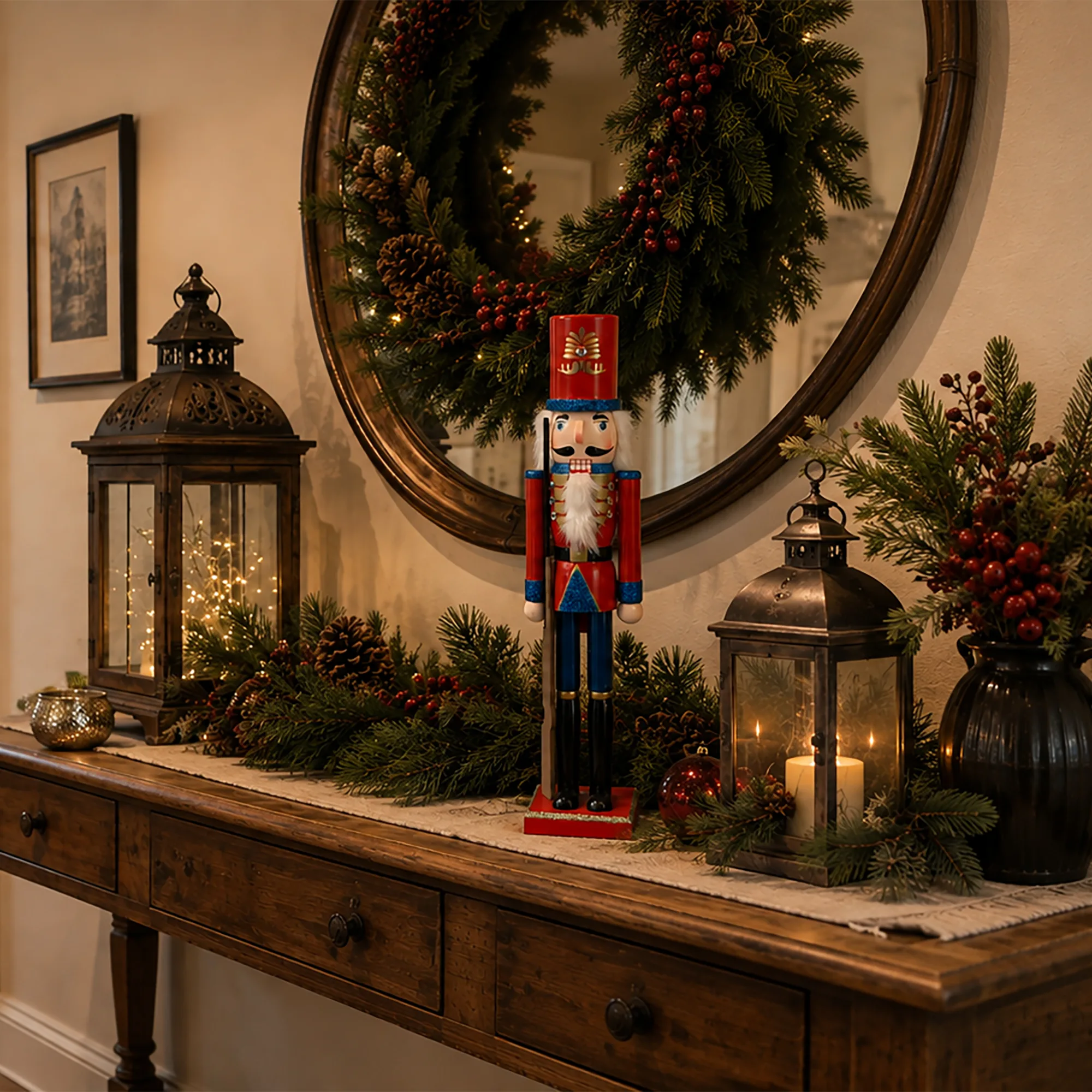 50cm Large Traditional Christmas Nutcracker Figure