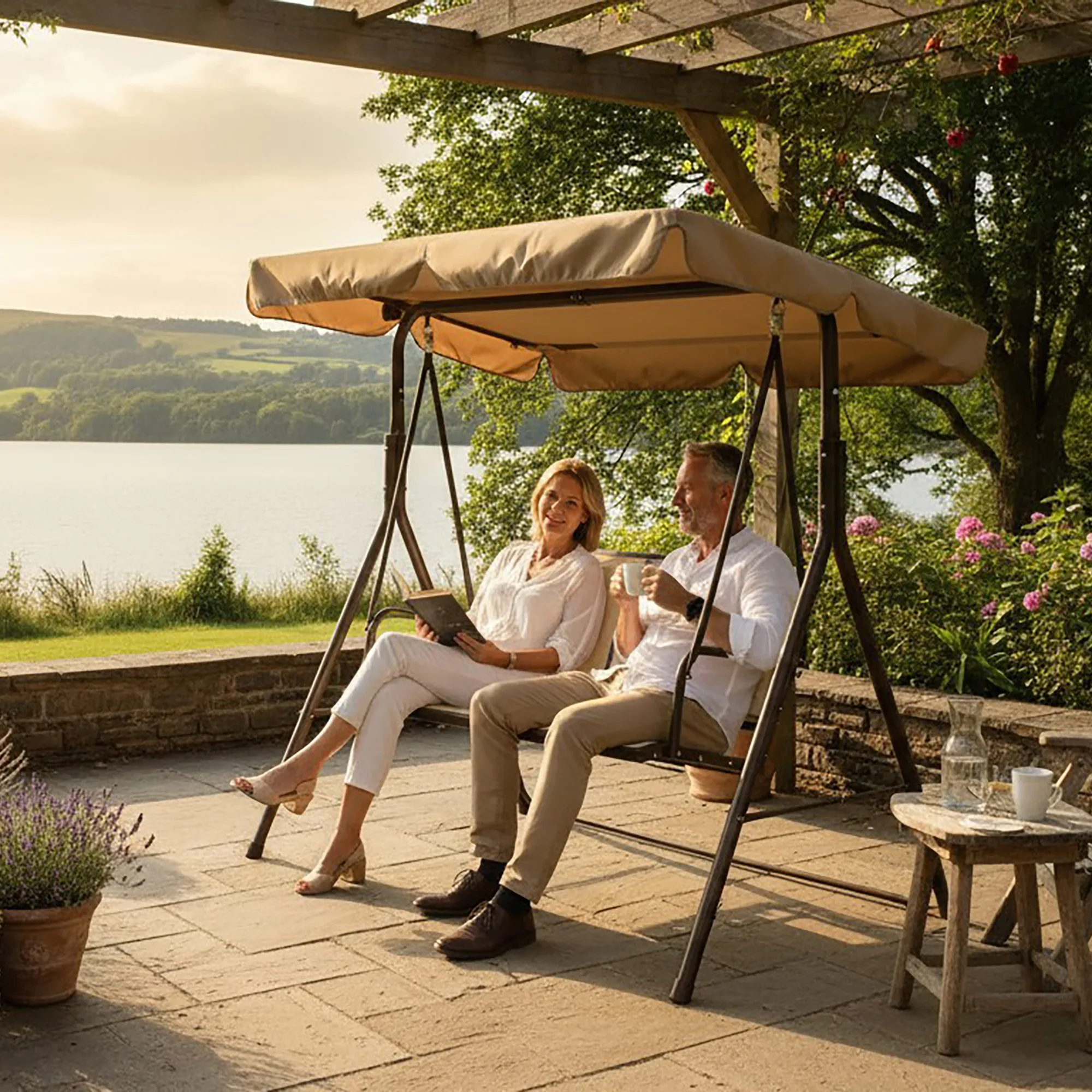 2 Seater Garden Swing Seat